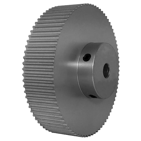 B&B Manufacturing 80-3P15-6A4, Timing Pulley, Aluminum, Clear Anodized, 80-3P15-6A4
